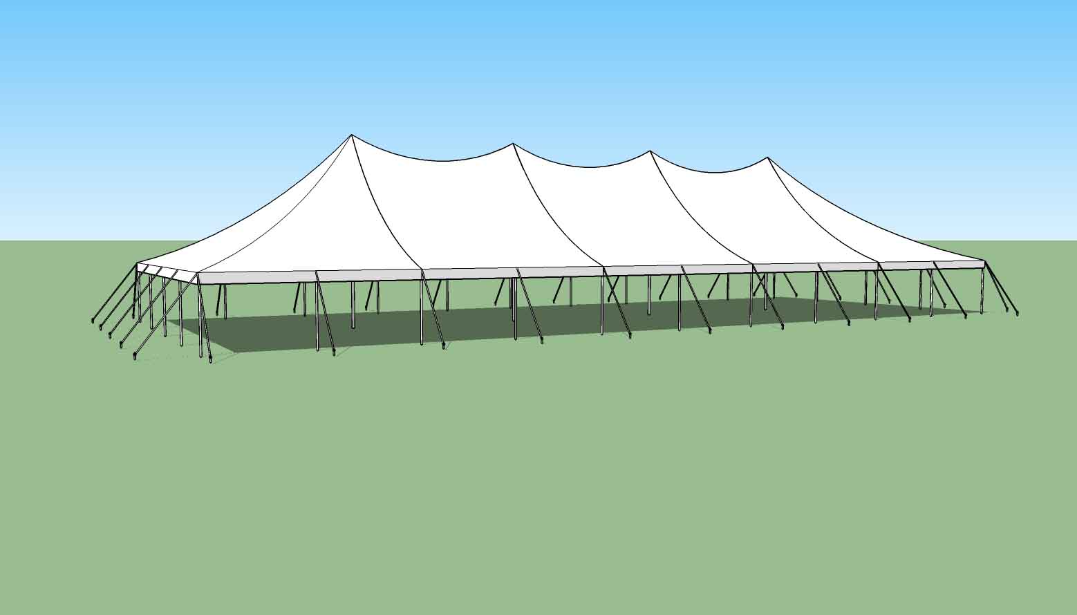 40x100 party tent